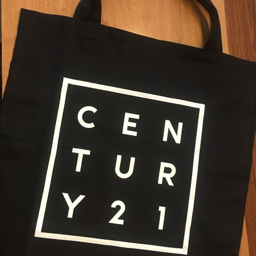 BOLSA GABARDINA NEGRA 50 X 50 CM